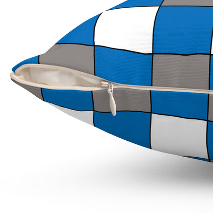 Northern Mariana Islands Retro Check Cushion Pillow