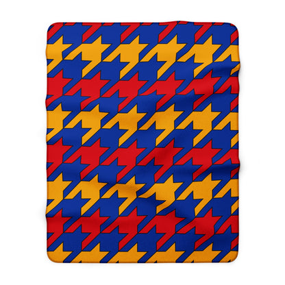 Armenia Retro Houndstooth Blanket Throw