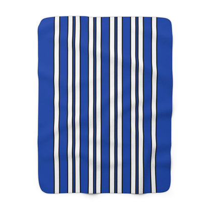 El Salvador Retro Stripes Blanket Throw