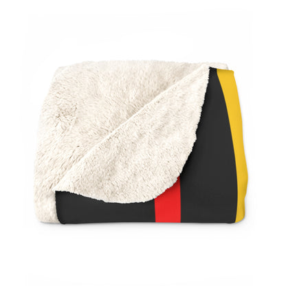 Germany Retro Stripes Blanket Throw