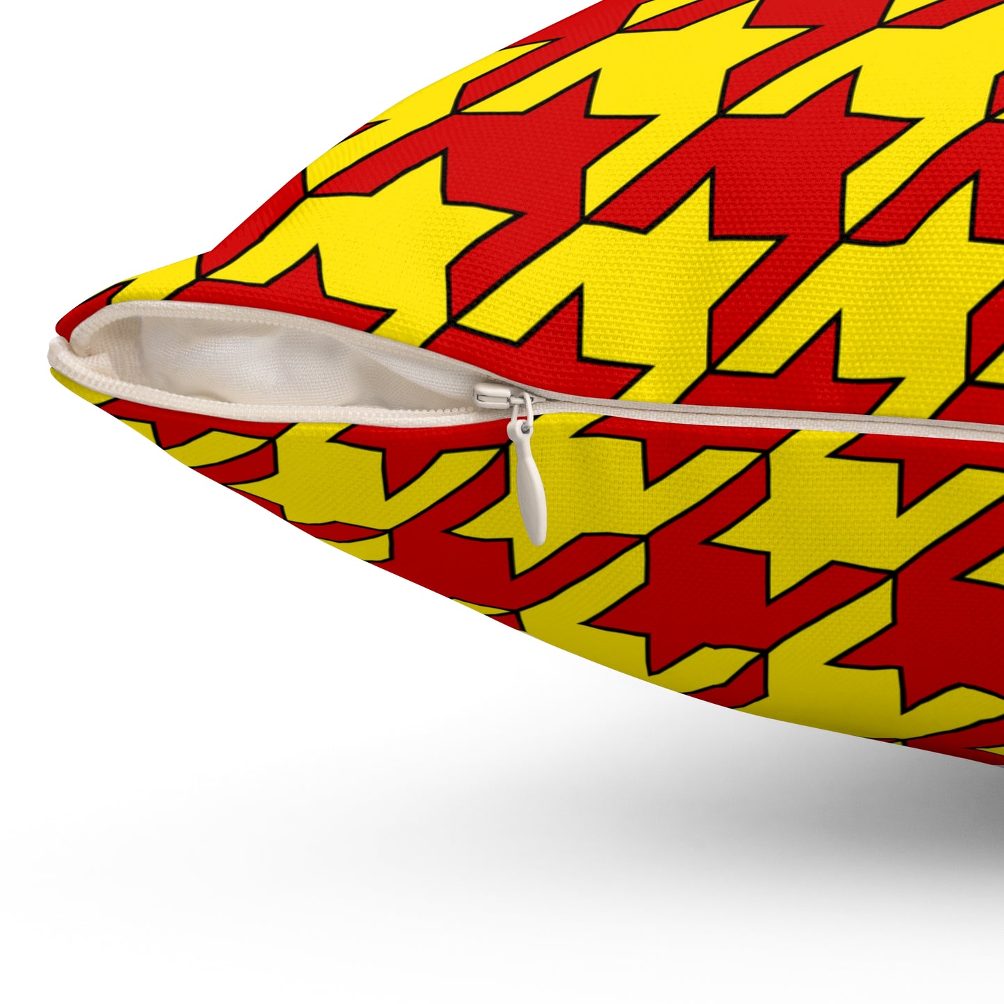 North Macedonia Retro Houndstooth Cushion Pillow