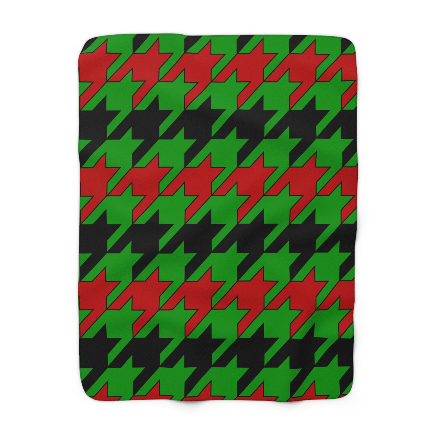 Afghanistan Retro Houndstooth Blanket Throw