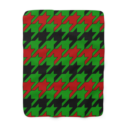 Afghanistan Retro Houndstooth Blanket Throw