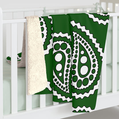 Pakistan Retro Paisley Blanket Throw