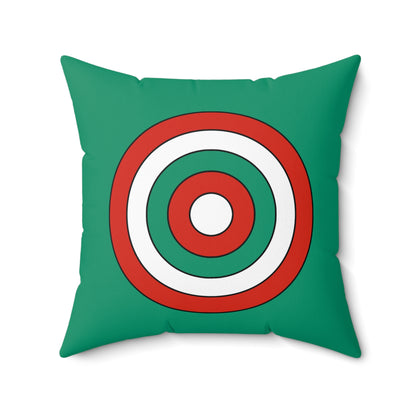 Bulgaria Retro Target Cushion Pillow