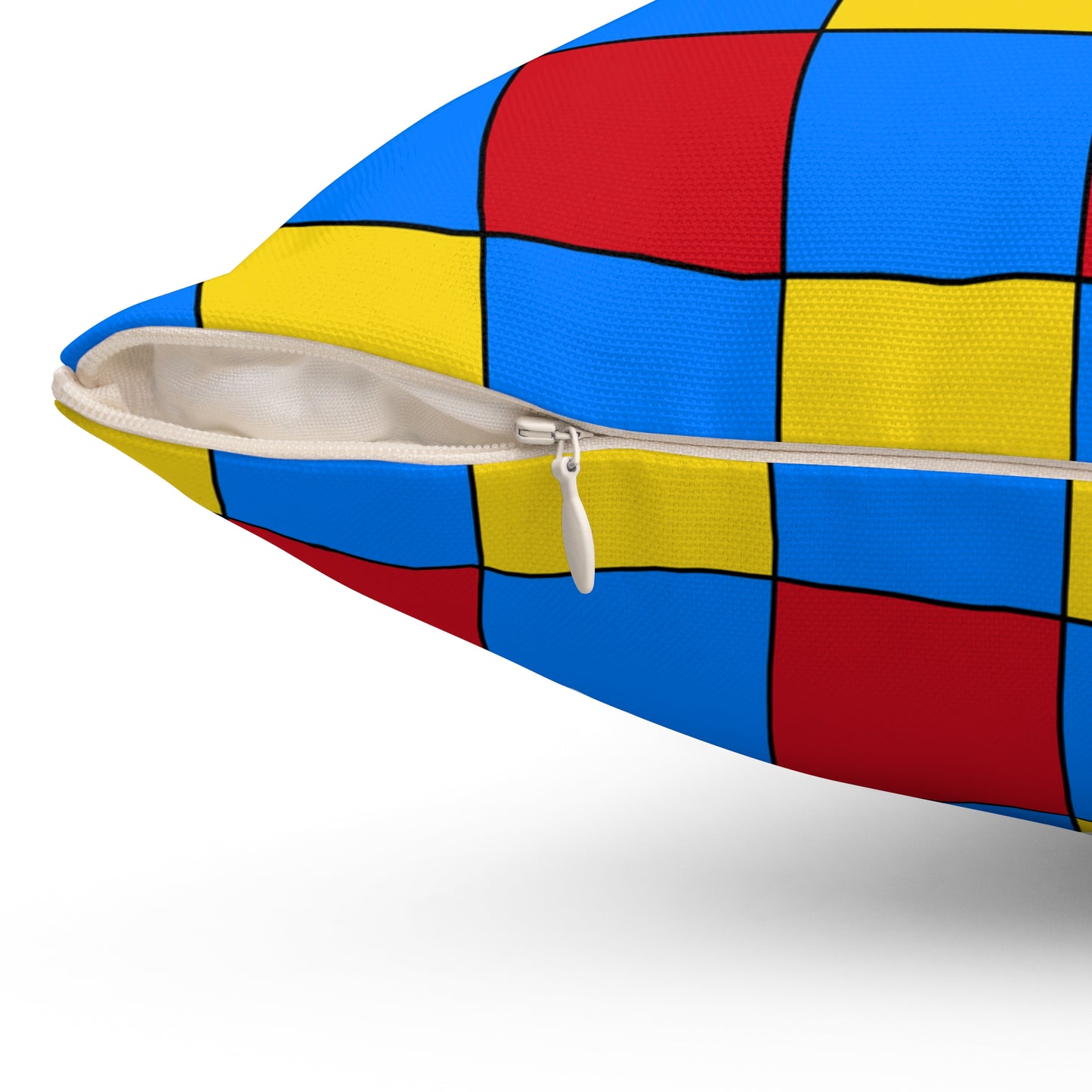 Democratic Republic of the Congo Retro Check Cushion Pillow