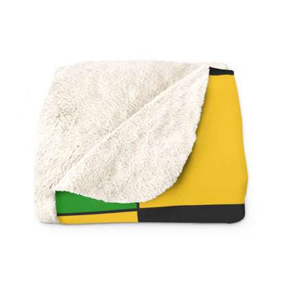 Jamaica Retro Check Blanket Throw
