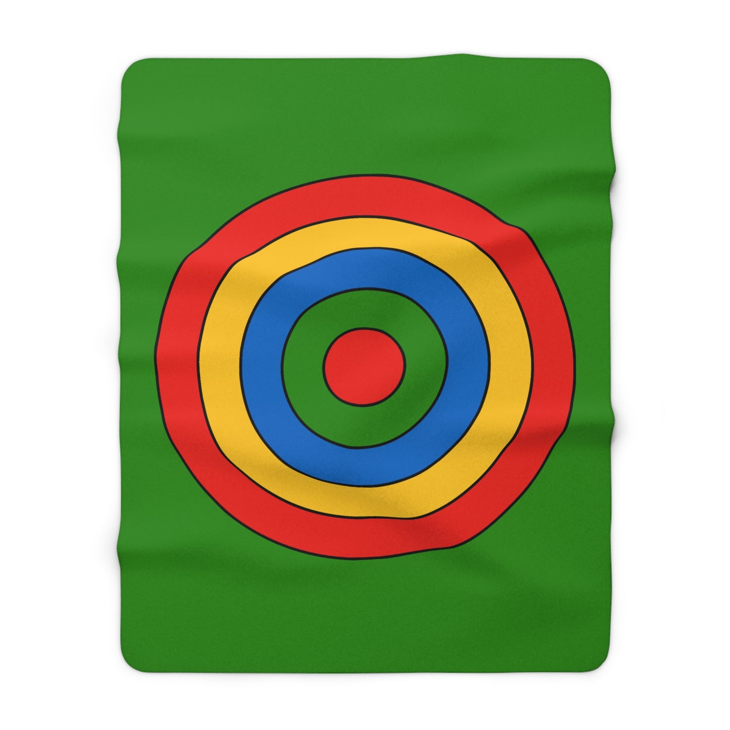 Ethiopia Retro Target Blanket Throw