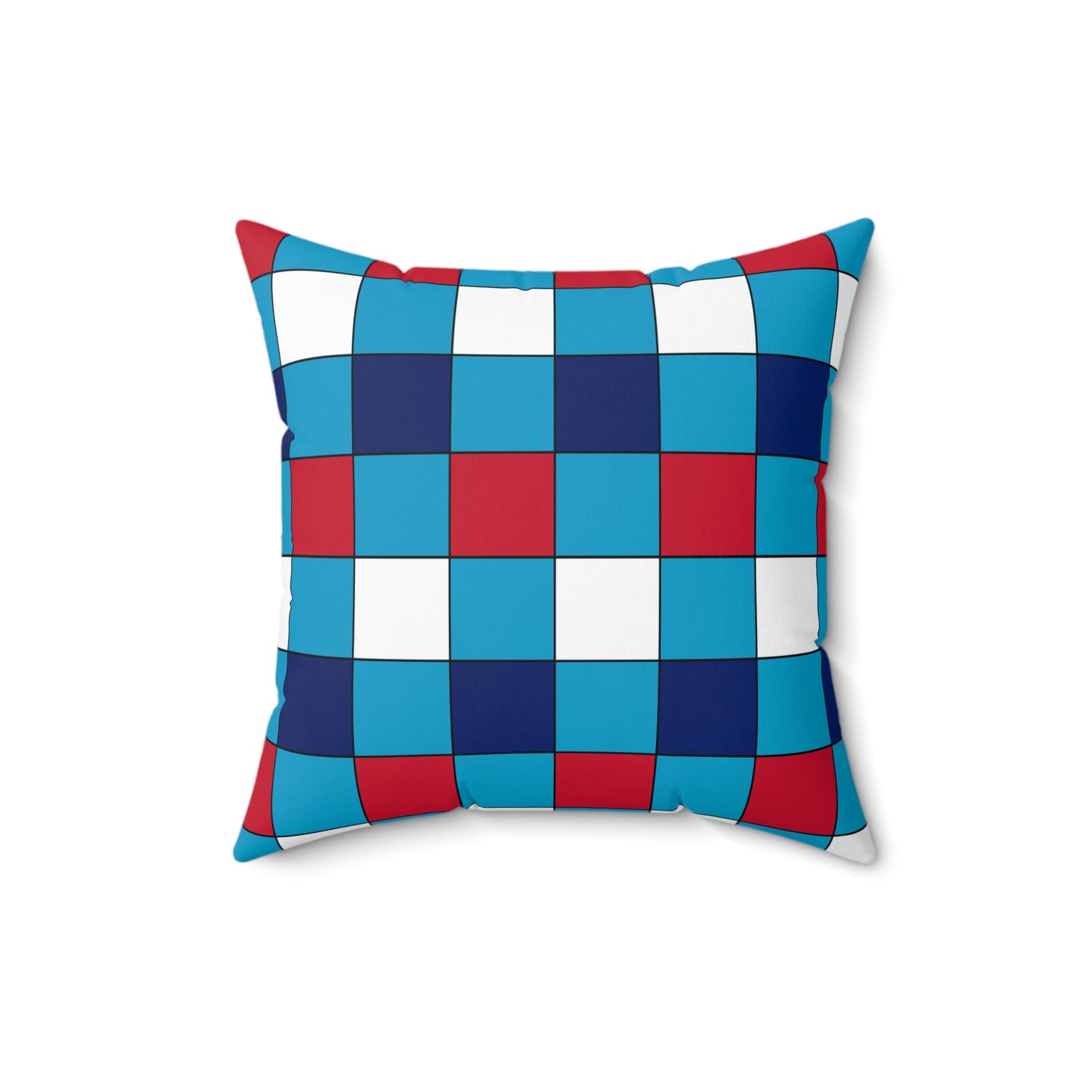 Tuvalu Retro Check Cushion Pillow