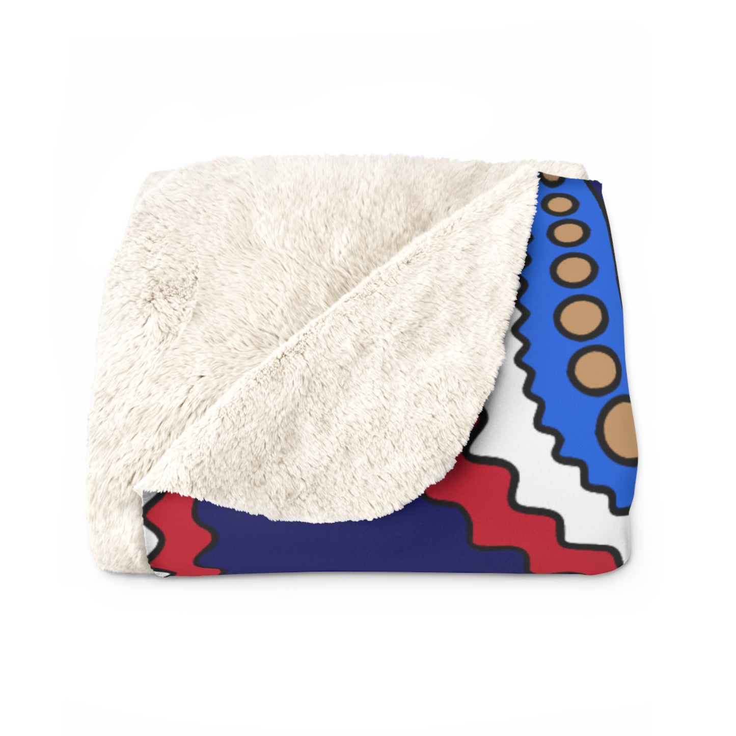Tristan Da Cunha Retro Paisley Blanket Throw