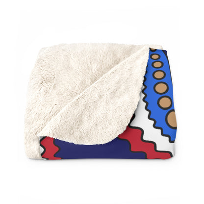 Tristan Da Cunha Retro Paisley Blanket Throw