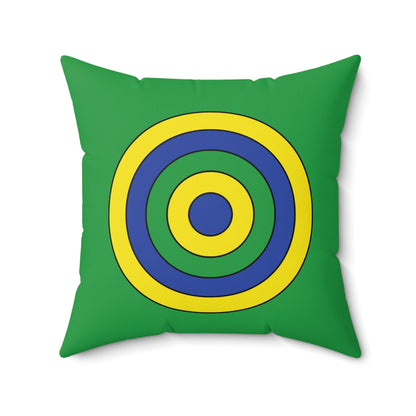 Brazil Retro Target Cushion Pillow
