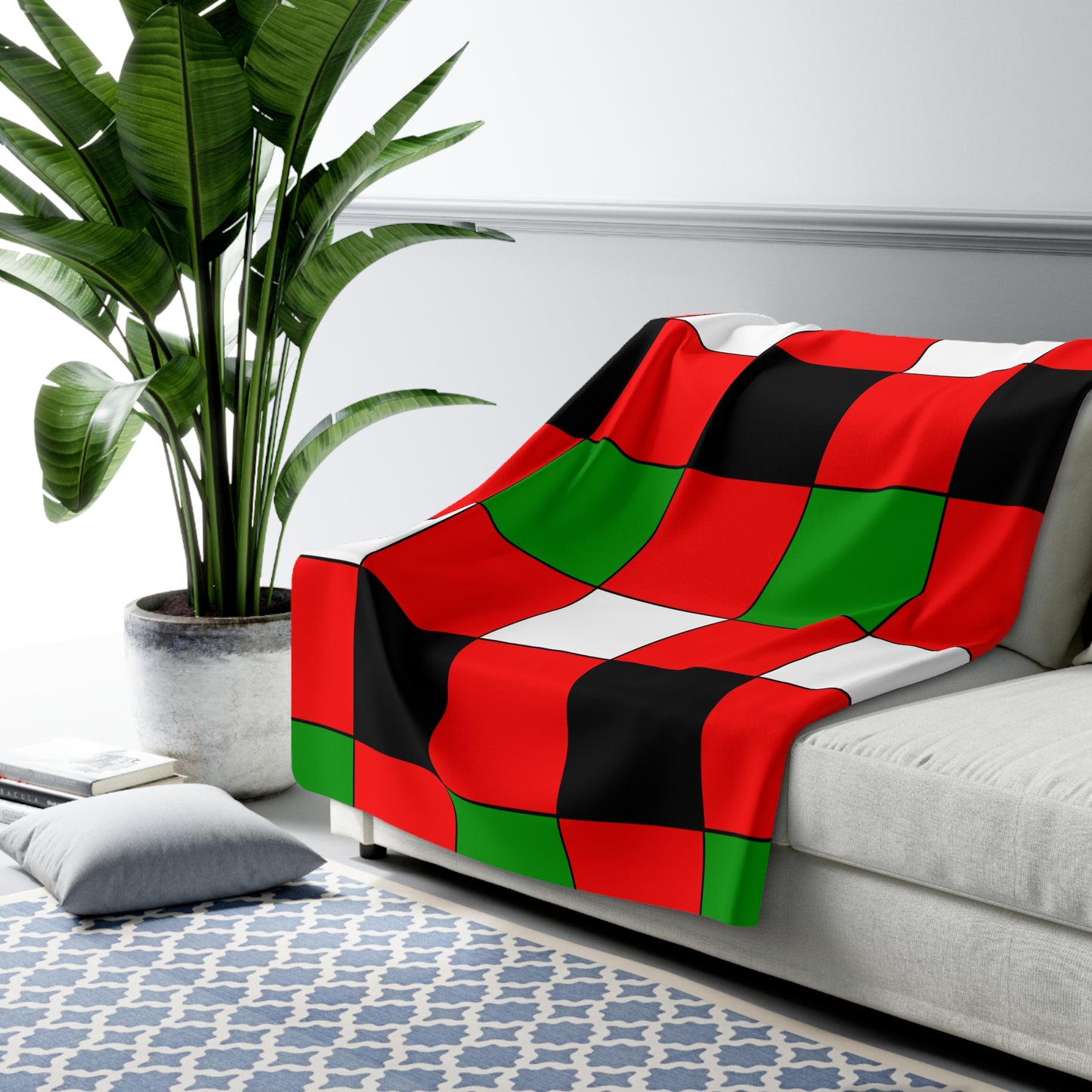 Jordan Retro Check Blanket Throw