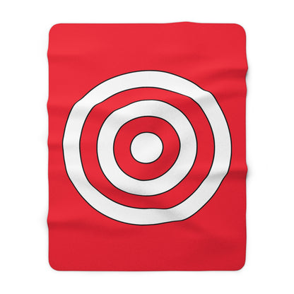 Monaco Retro Target Blanket Throw