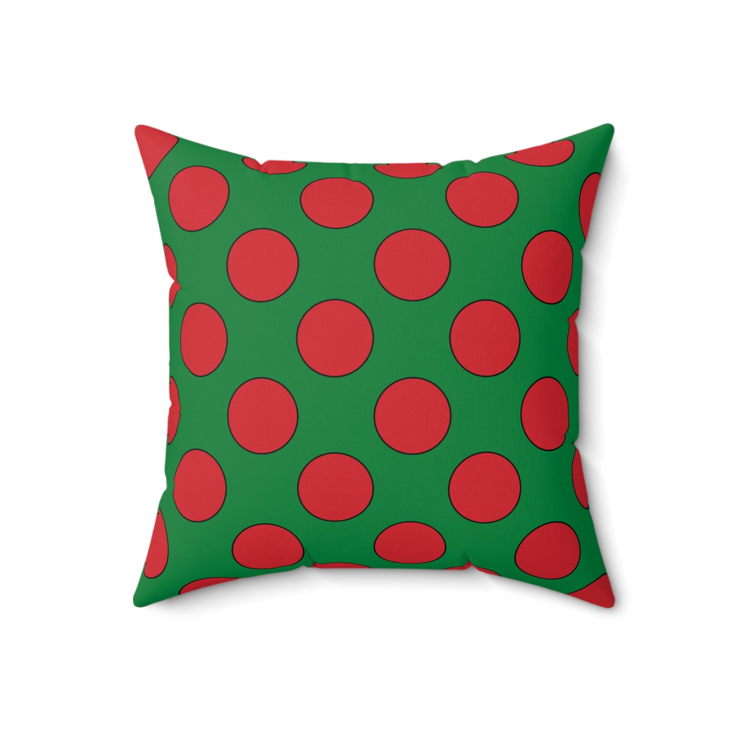 Turkmenistan Retro Polka Dots Cushion Pillow