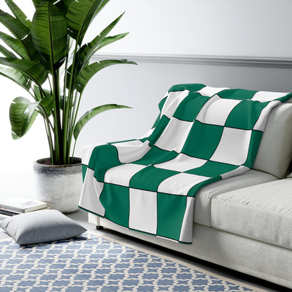 Macao Retro Check Blanket Throw