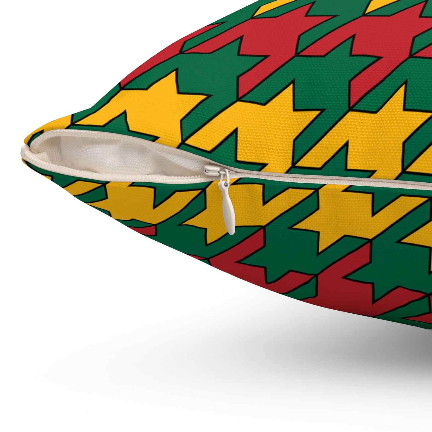 Lithuania Retro Houndstooth Cushion Pillow