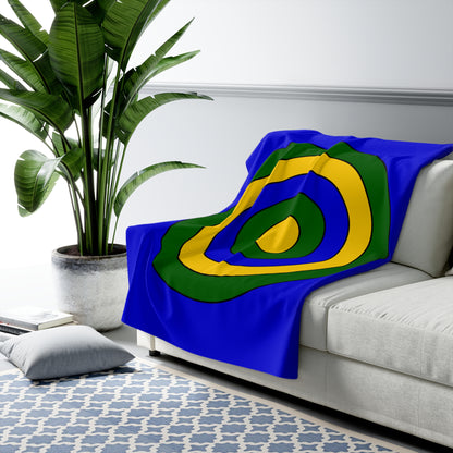 Solomon Islands Retro Target Blanket Throw