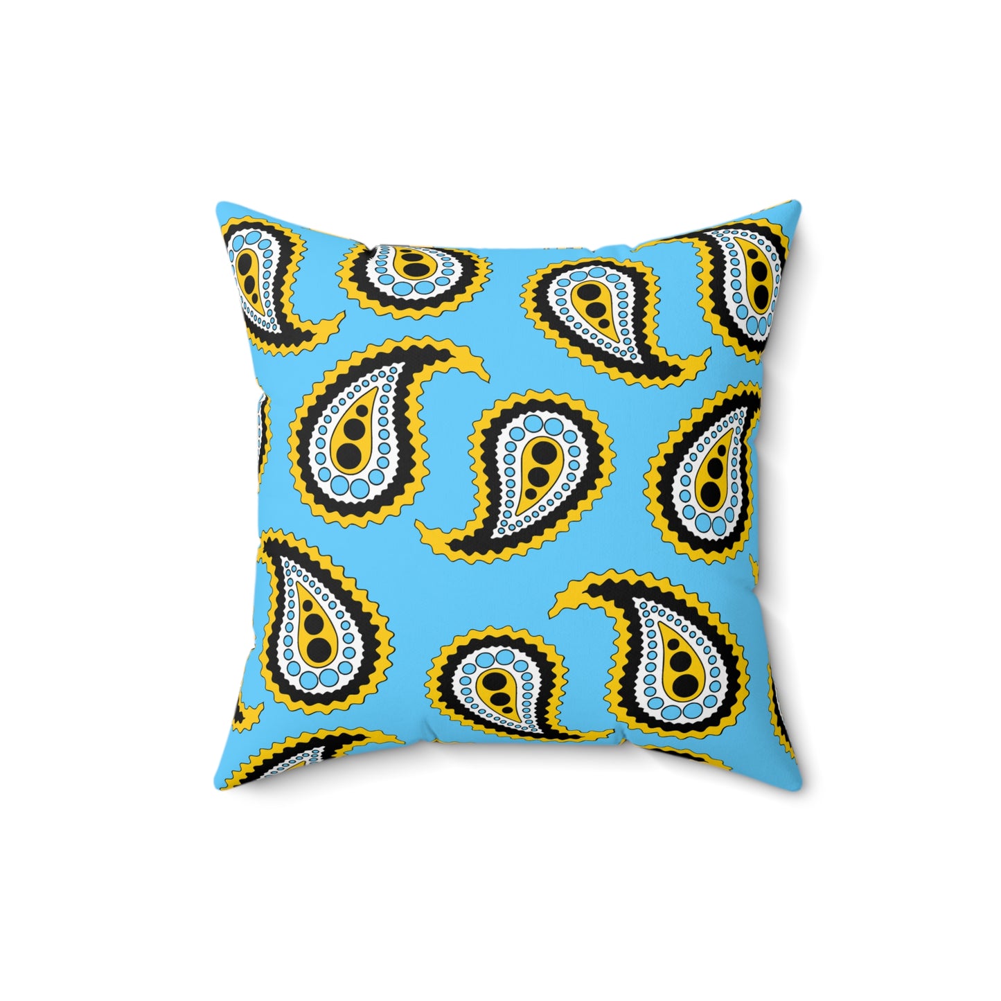 Saint Lucia Retro Paisley Cushion Pillow