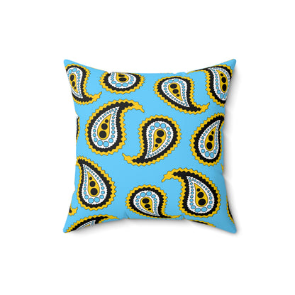 Saint Lucia Retro Paisley Cushion Pillow