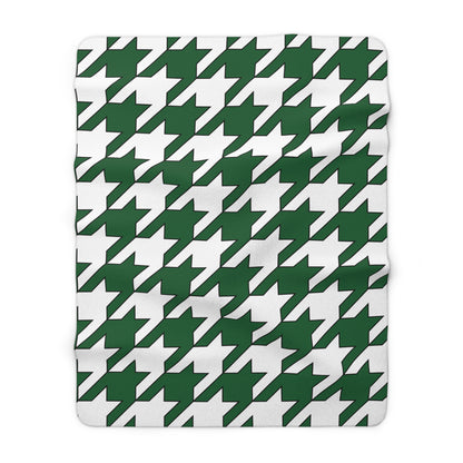 Saudi Arabia Retro Houndstooth Blanket Throw