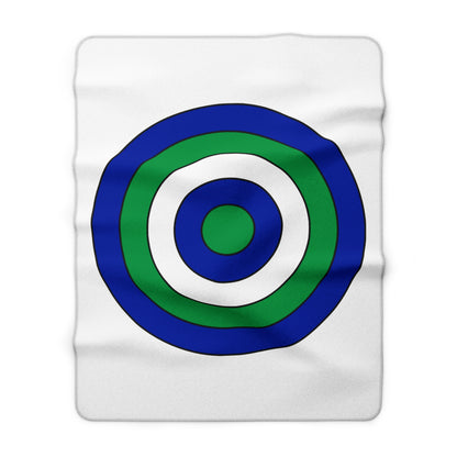 Lesotho Retro Target Blanket Throw