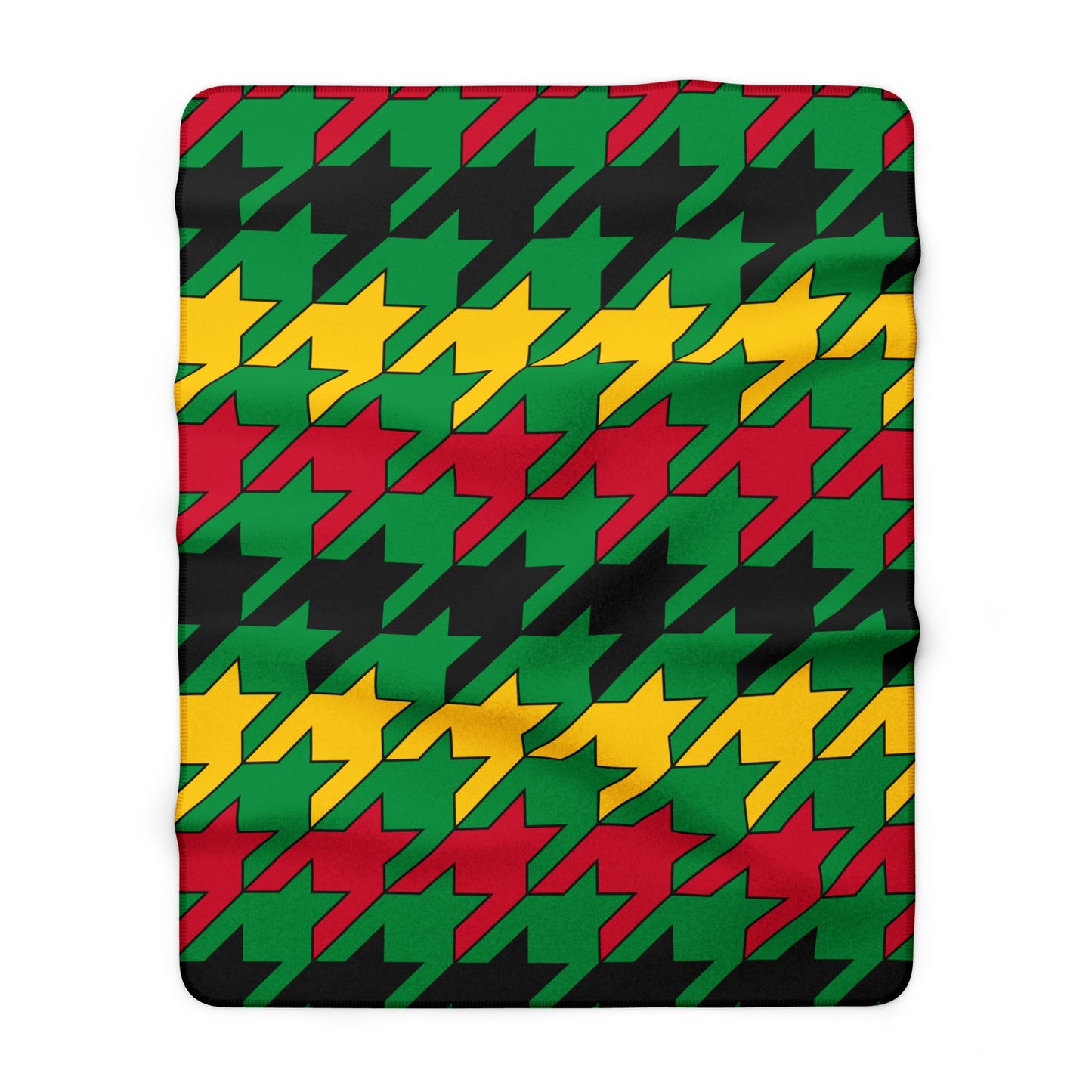 Vanuatu Retro Houndstooth Blanket Throw