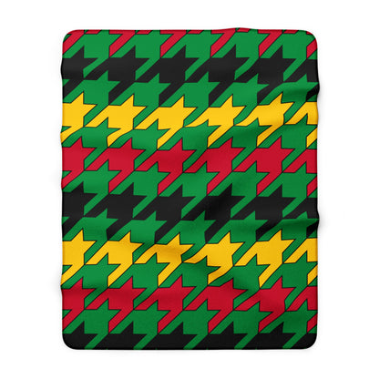 Vanuatu Retro Houndstooth Blanket Throw