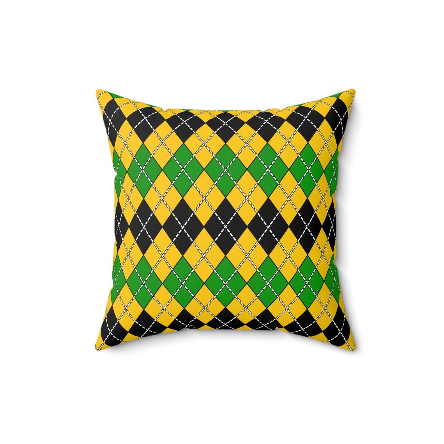 Jamaica Retro Argyle Cushion Pillow