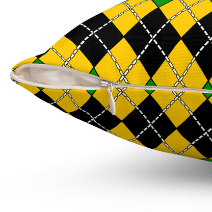 Jamaica Retro Argyle Cushion Pillow