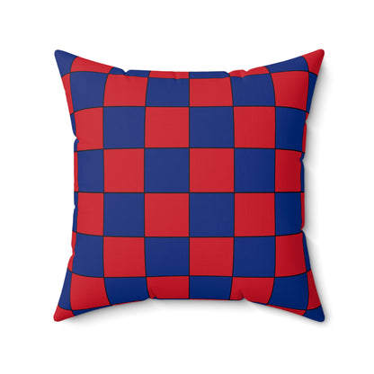 Liechtenstein Retro Check Cushion Pillow