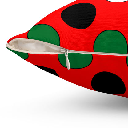 United Arab Emirates Retro Polka Dots Cushion Pillow