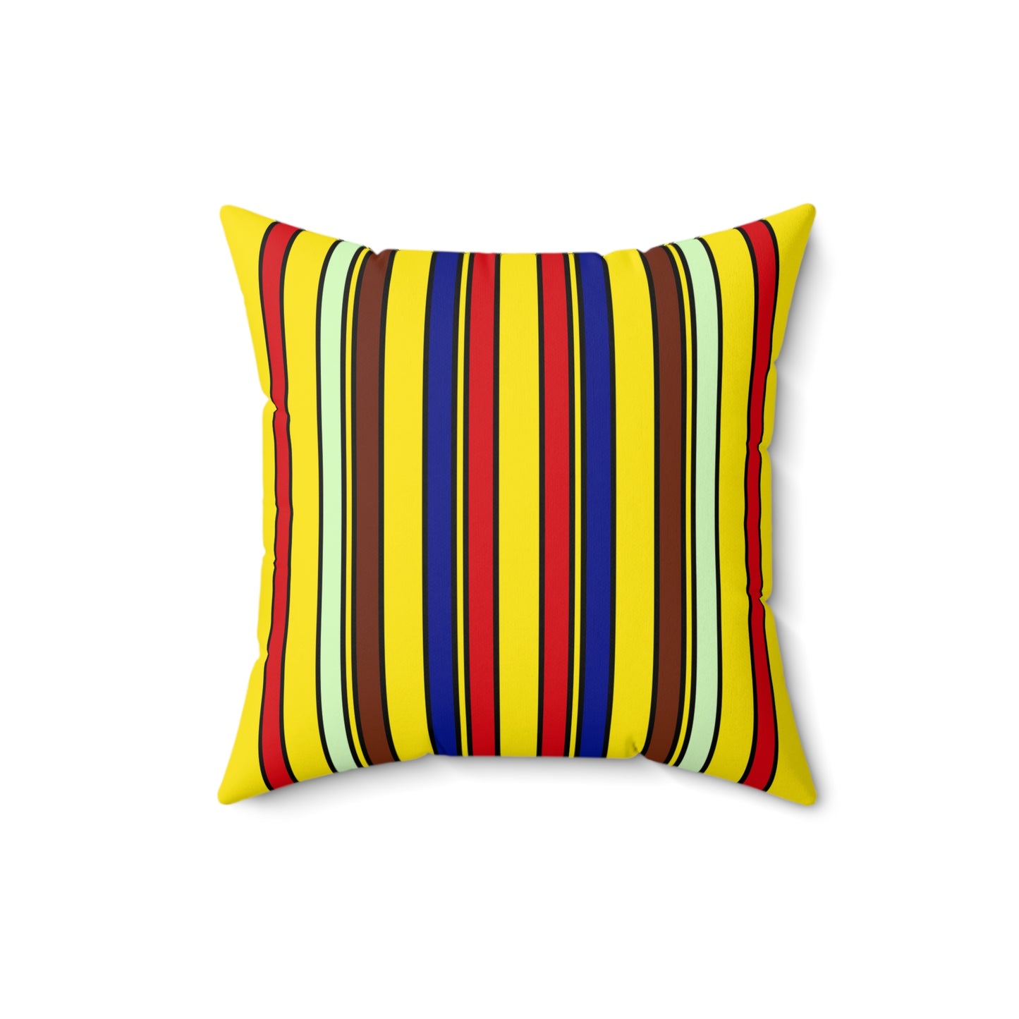 Ecuador Retro Stripes Cushion Pillow