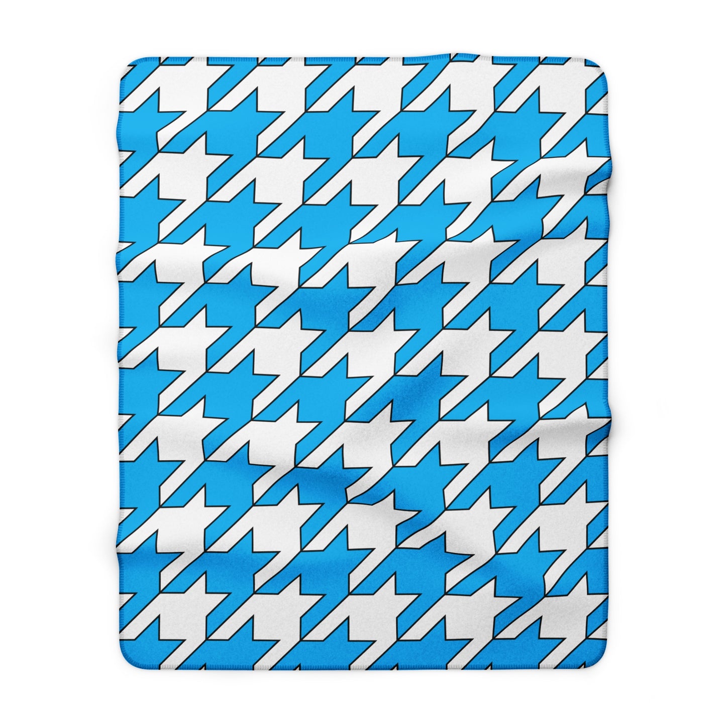 San Marino Retro Houndstooth Blanket Throw