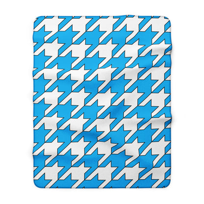 San Marino Retro Houndstooth Blanket Throw