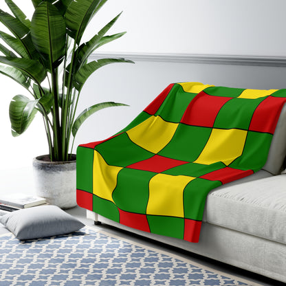 Togo Retro Check Blanket Throw