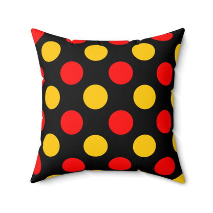 Papua New Guinea Retro Polka Dots Cushion Pillow