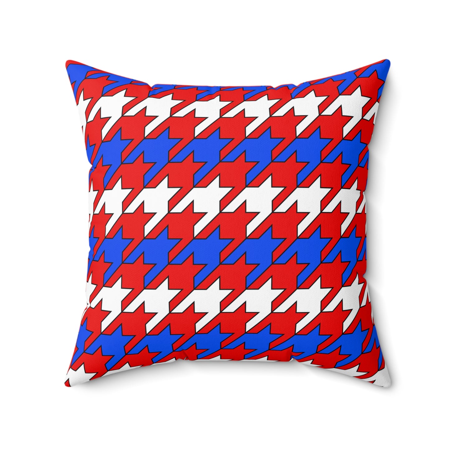 Puerto Rico Retro Houndstooth Cushion Pillow
