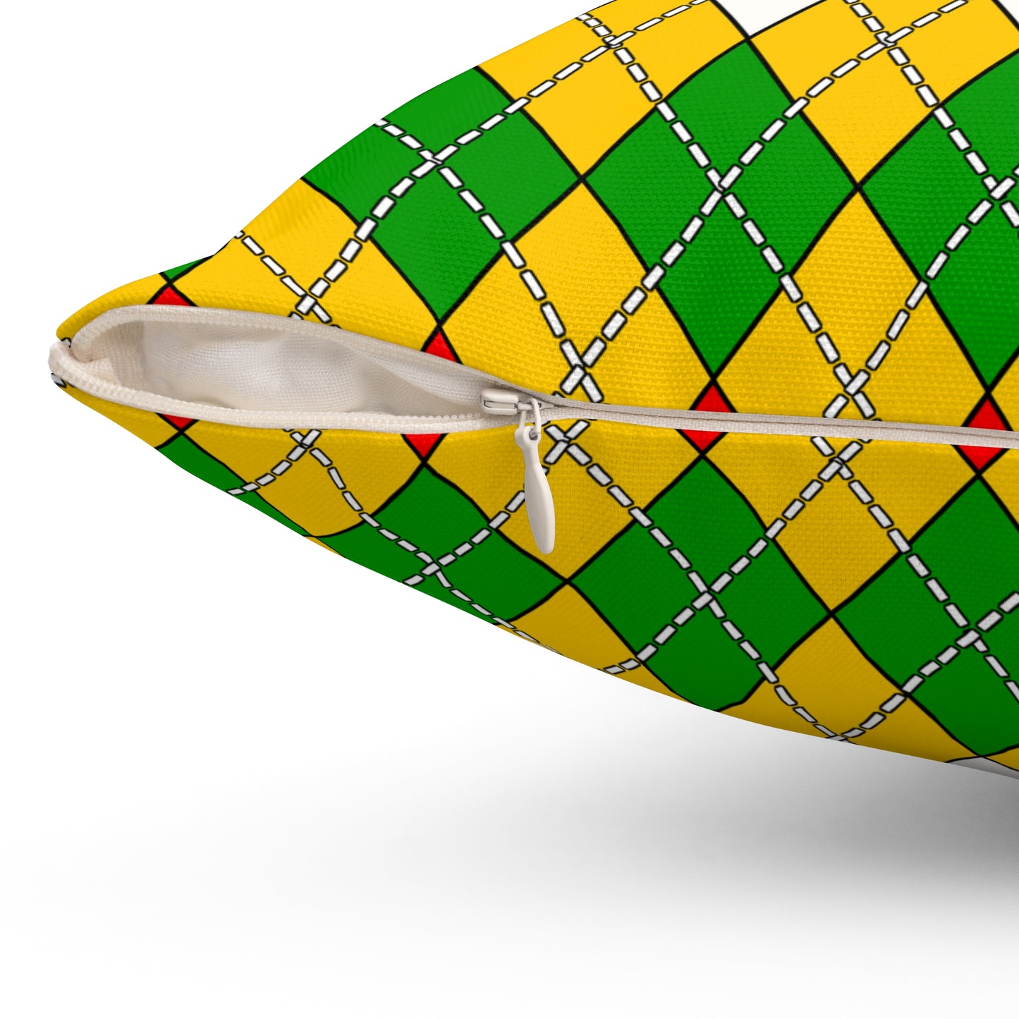 Mozambique Retro Argyle Cushion Pillow