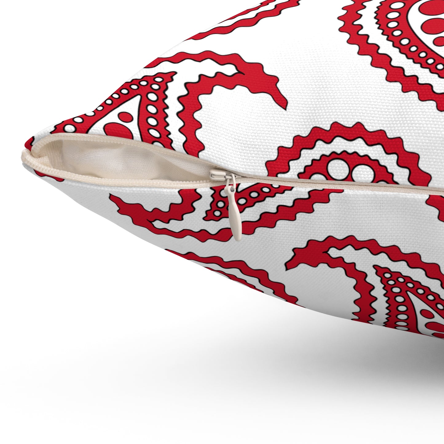 Jersey Retro Paisley Cushion Pillow