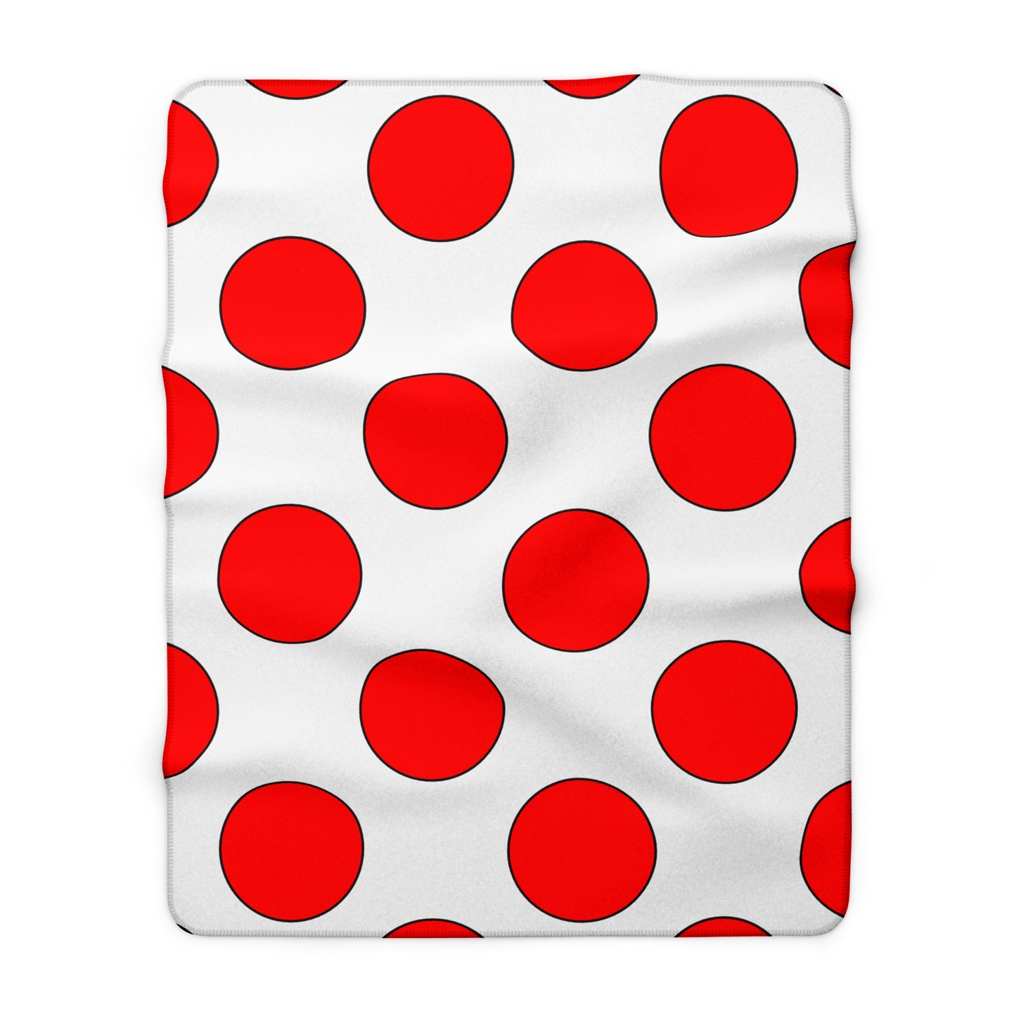 Georgia Retro Polka Dots Blanket Throw
