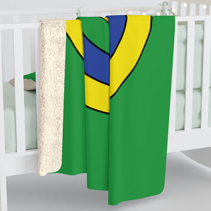 Brazil Retro Target Blanket Throw