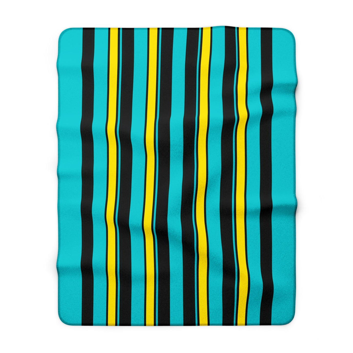 Bahamas Retro Stripes Blanket Throw