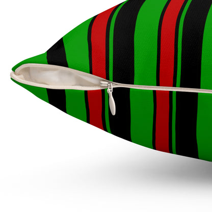 Afghanistan Retro Stripes Cushion Pillow