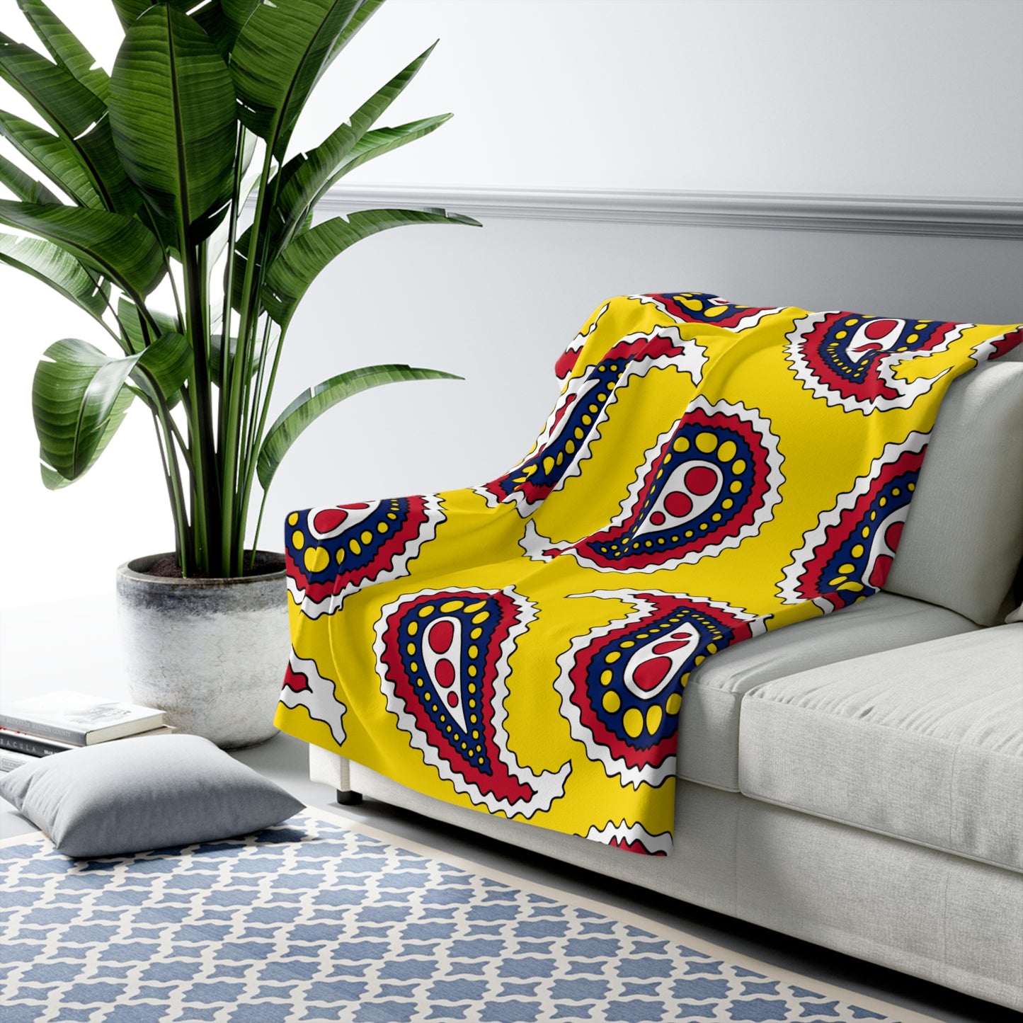 Niue Retro Paisley Blanket Throw