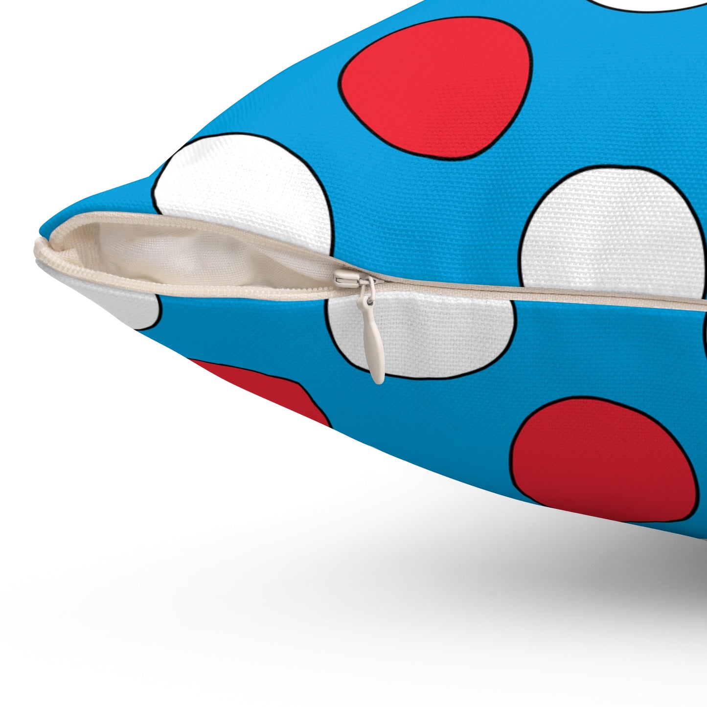 Luxembourg Retro Polka Dots Cushion Pillow