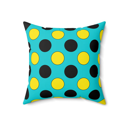 Bahamas Retro Polka Dots Cushion Pillow