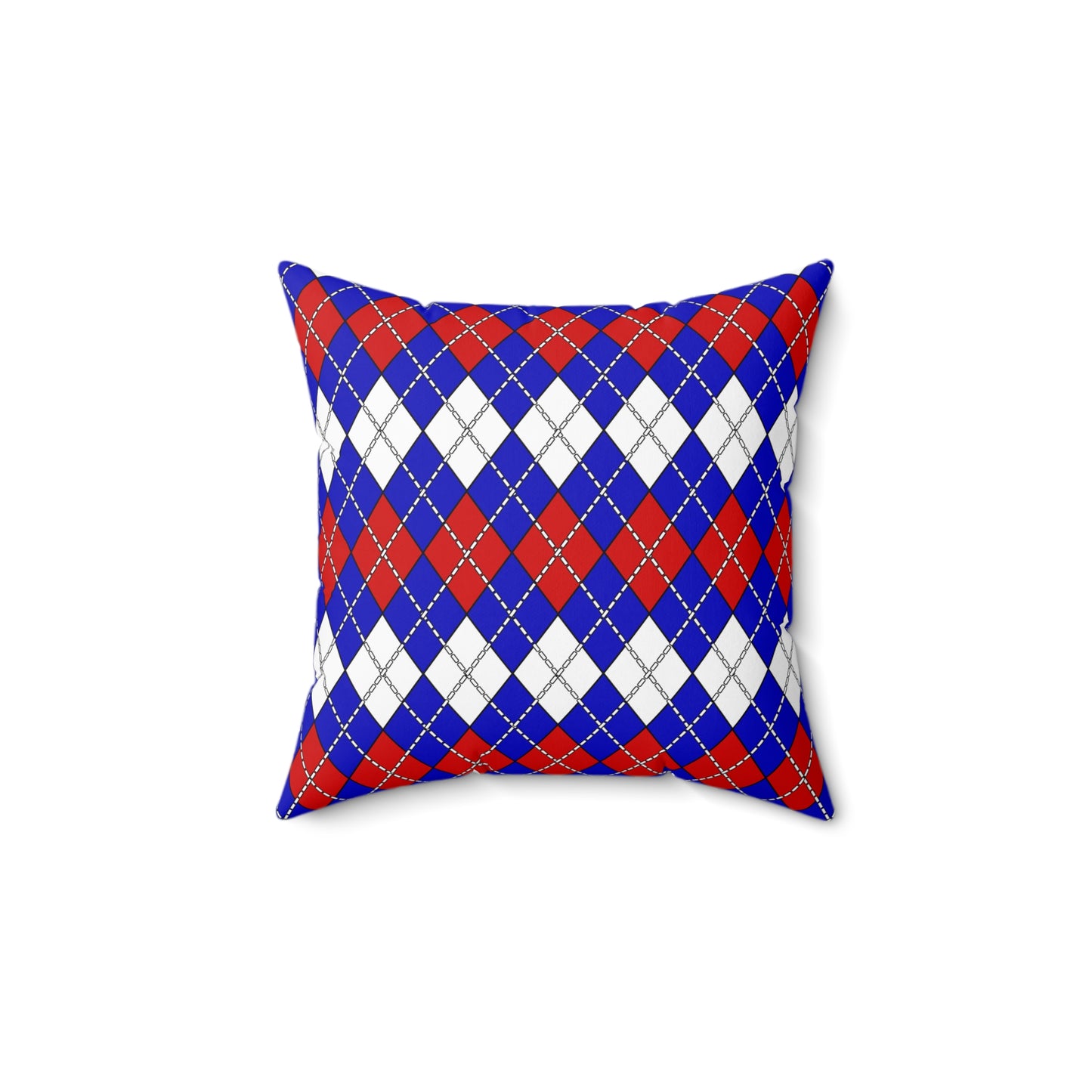 Slovenia Retro Argyle Cushion Pillow