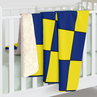 Curacao Retro Check Blanket Throw