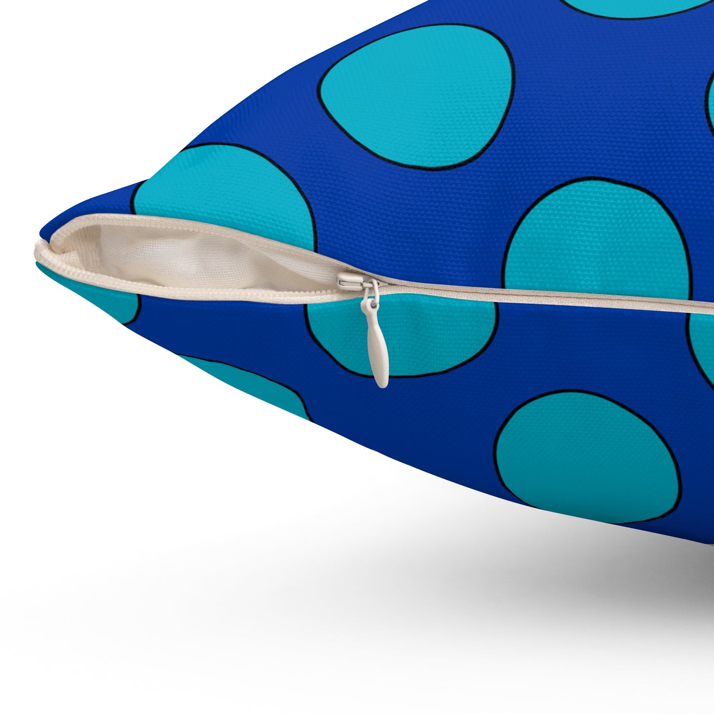 Pacific Islands Retro Polka Dots Cushion Pillow